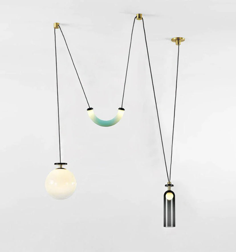 Geometric Shape Art Modern Chandelier - Yiarolight
