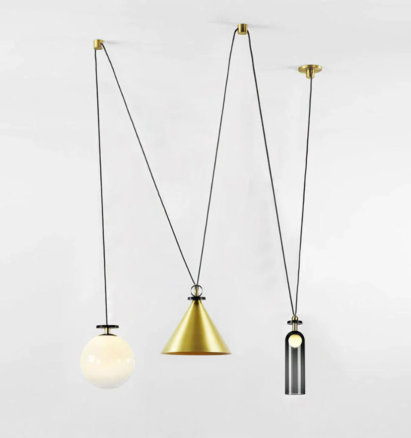 Geometric Shape Art Modern Chandelier - Yiarolight