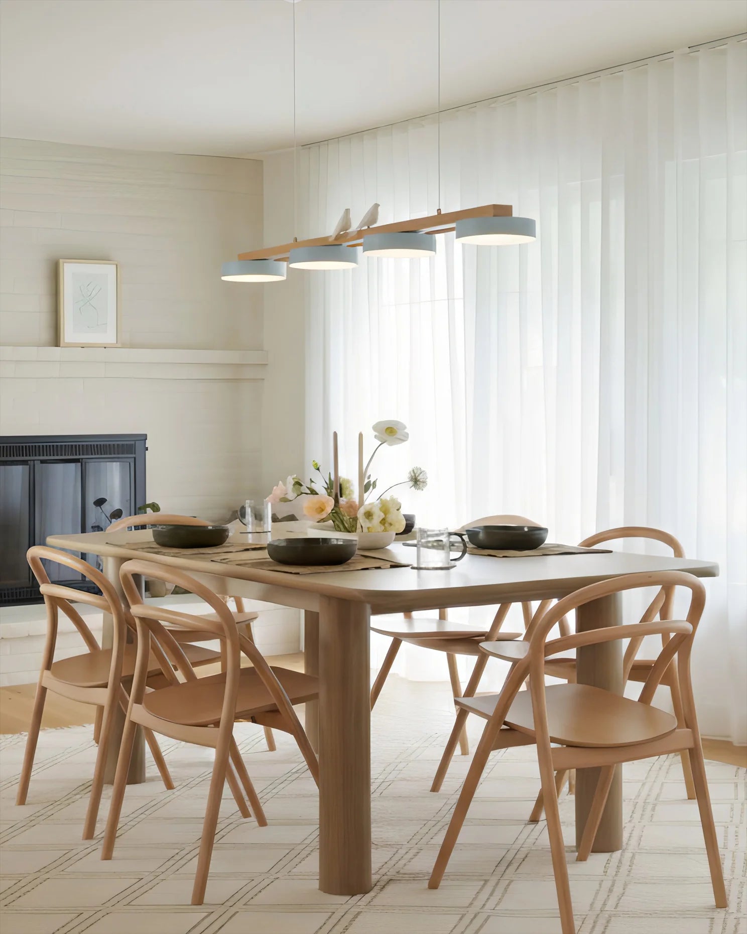 Sienna Bird Long Chandelier - Yiarolight