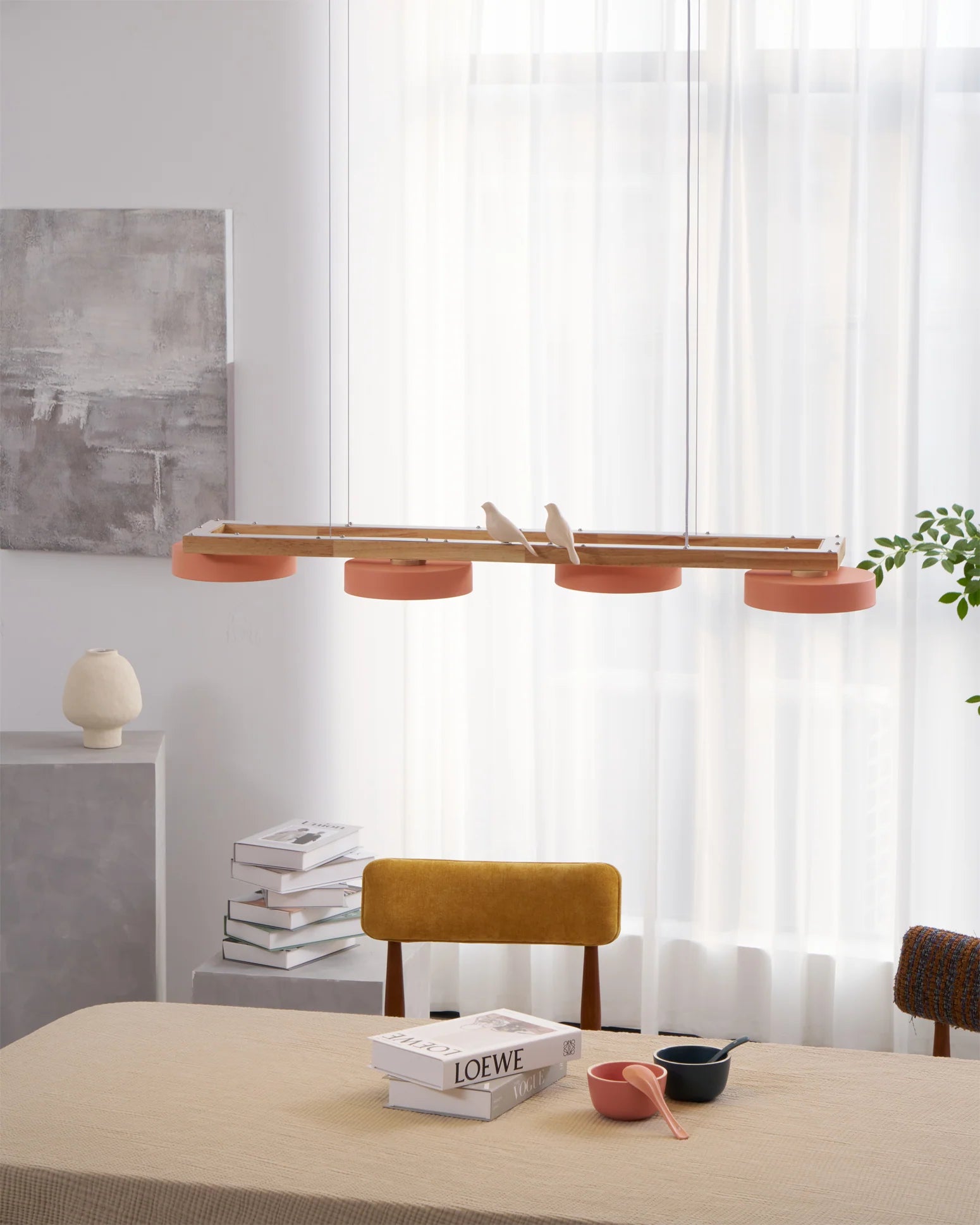 Sienna Bird Long Chandelier - Yiarolight