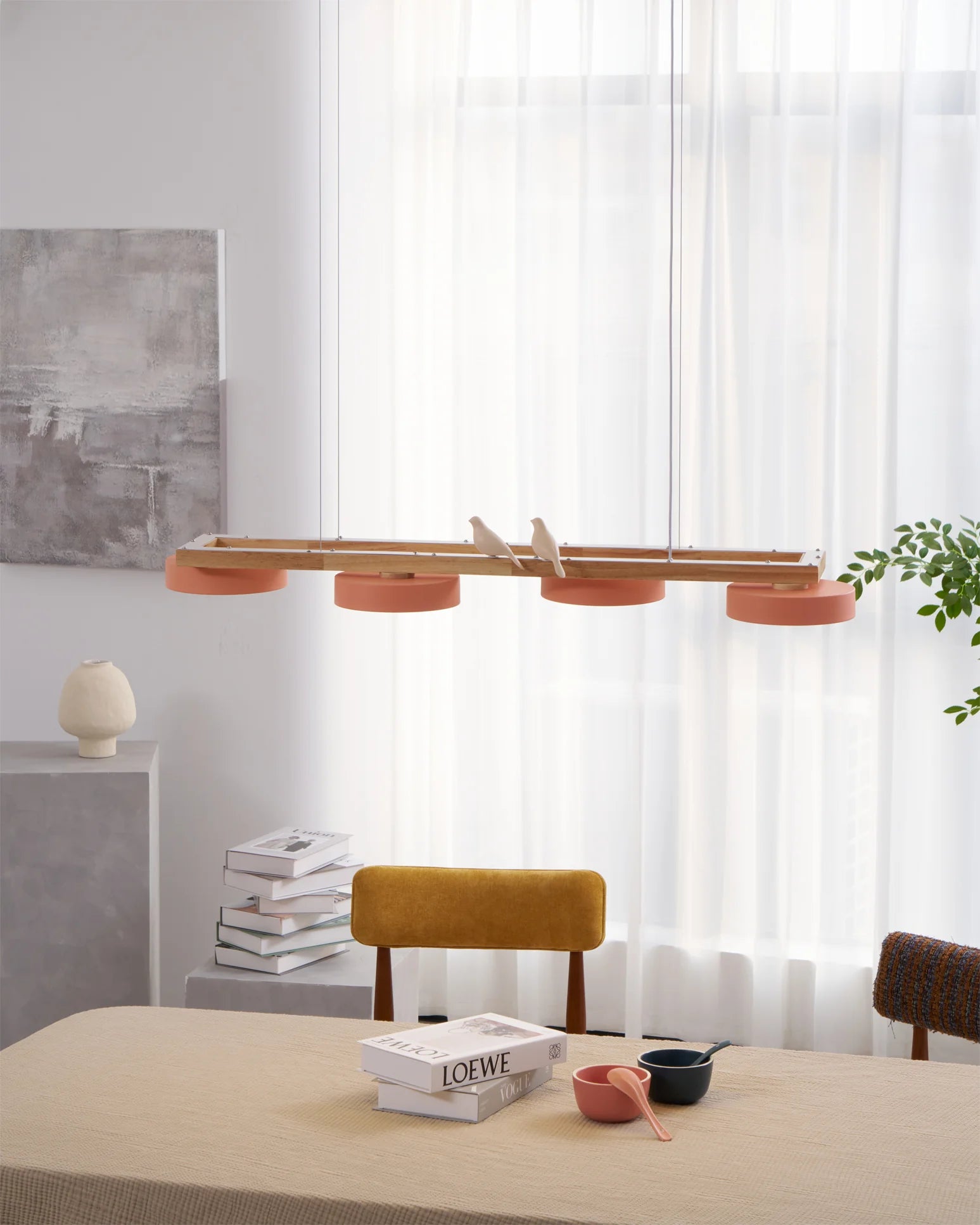 Sienna Bird Long Chandelier - Yiarolight