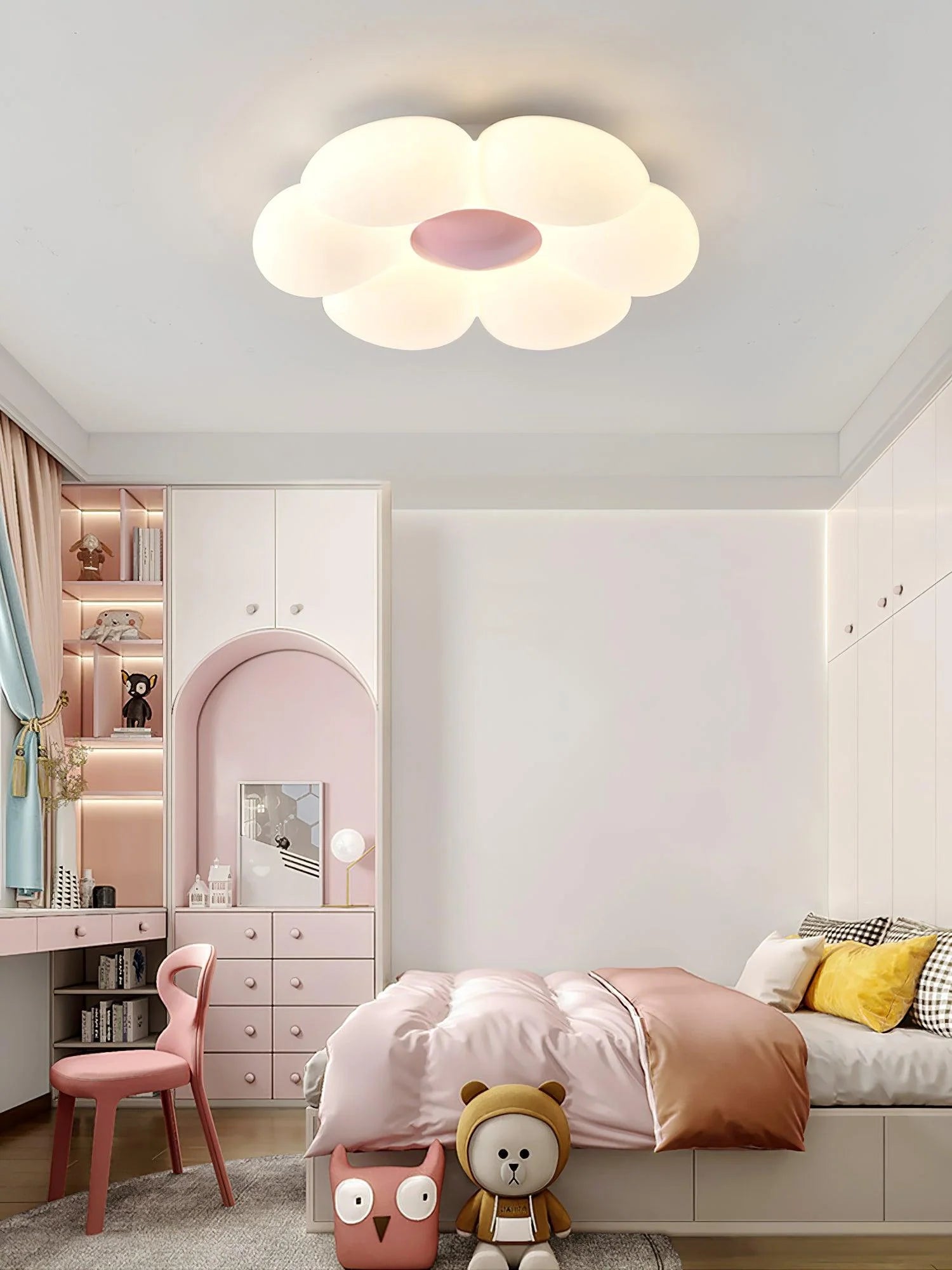 Six-leaf Flower Kids Room Ceiling Lamp - Yiarolight