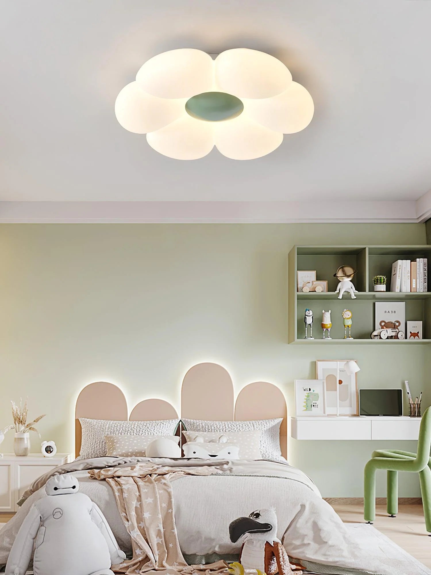 Six-leaf Flower Kids Room Ceiling Lamp - Yiarolight
