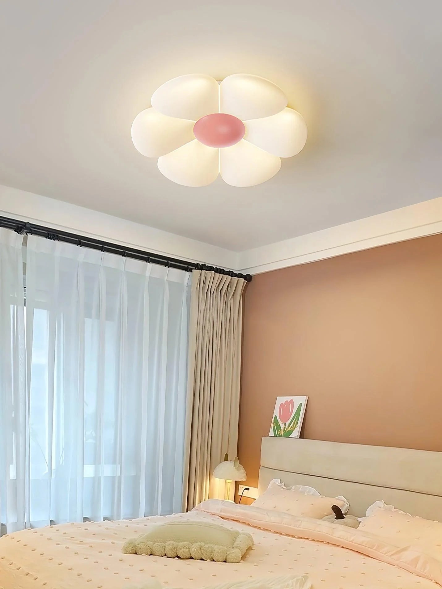Six-leaf Flower Kids Room Ceiling Lamp - Yiarolight