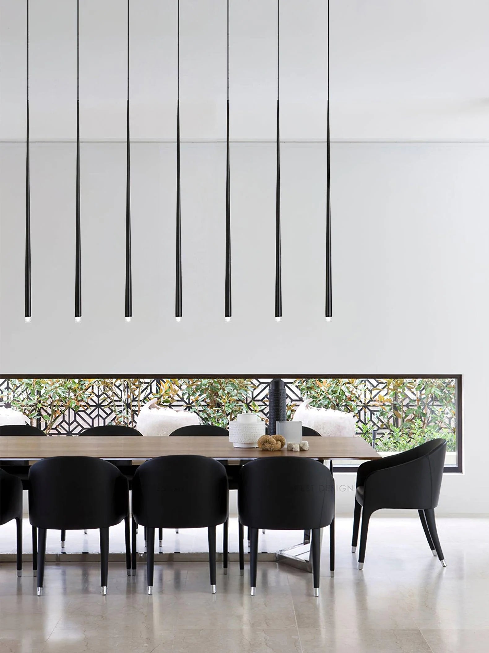 Slender Cone Pendant Light - Yiarolight