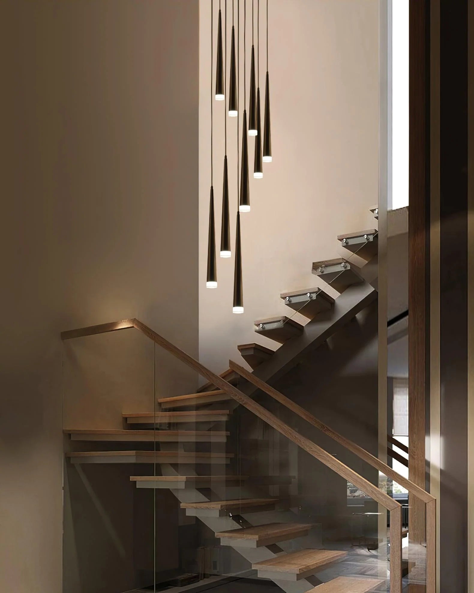 Slender Cone Pendant Light - Yiarolight
