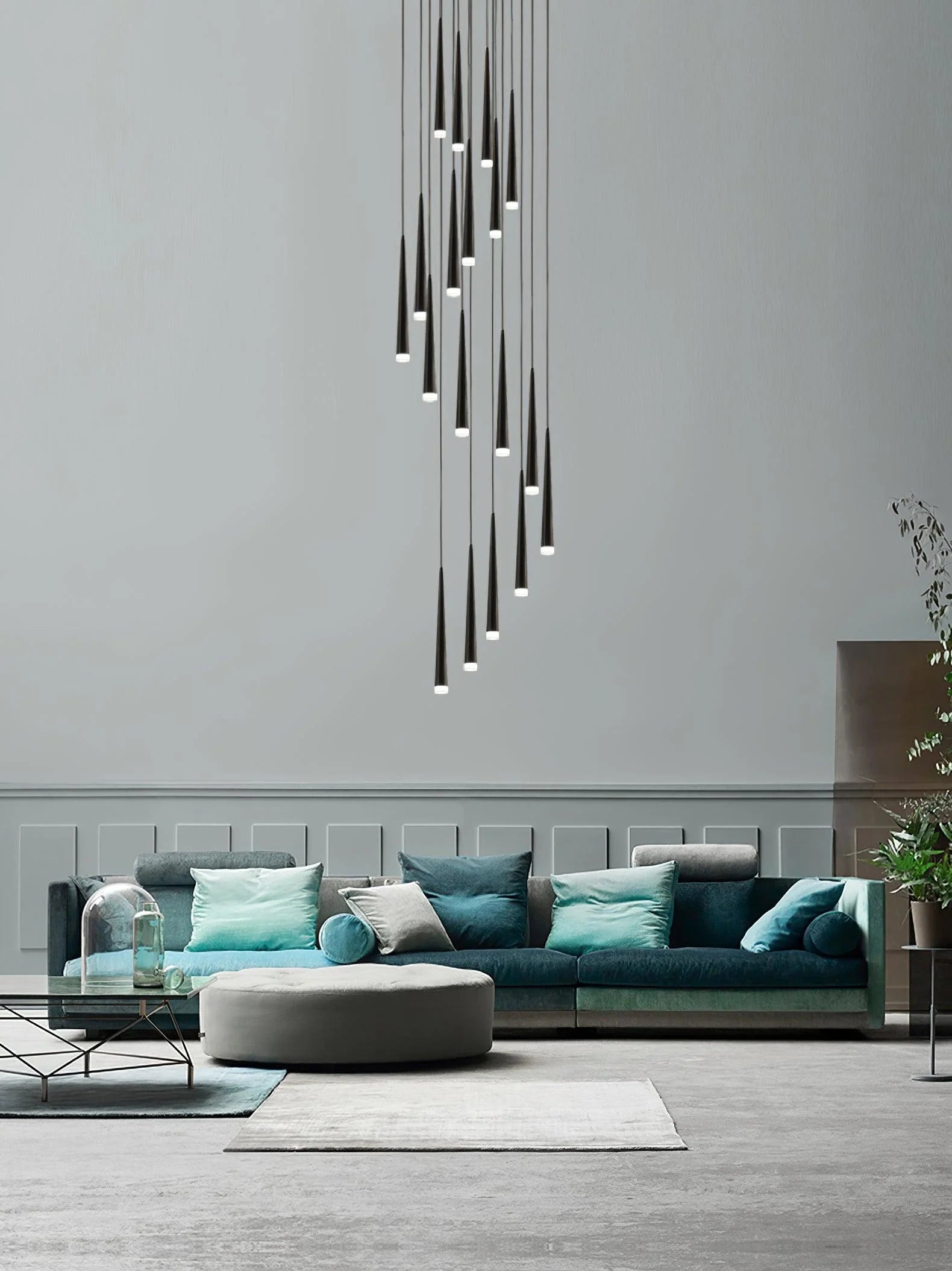 Slender Cone Pendant Light - Yiarolight