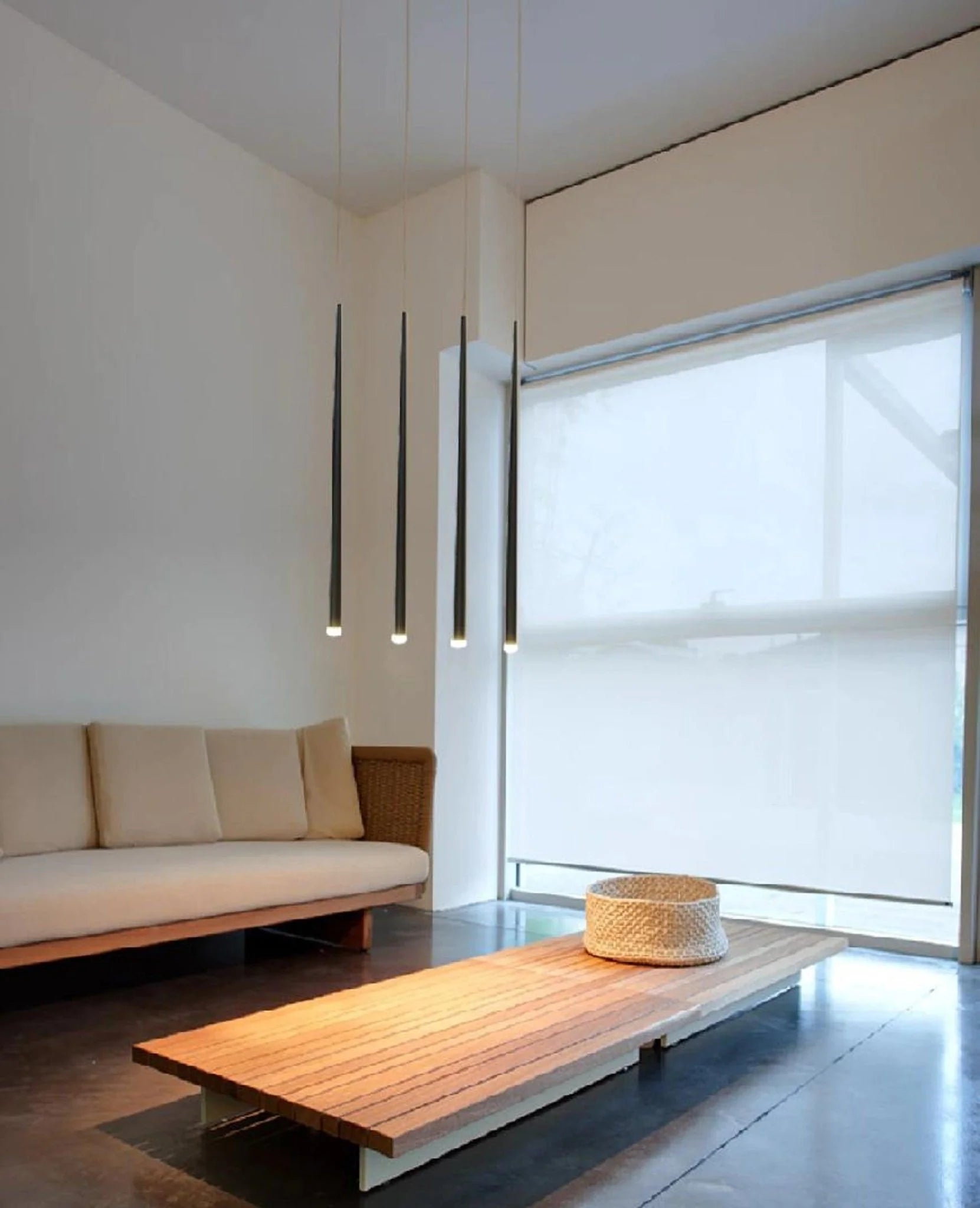 Slender Cone Pendant Light - Yiarolight