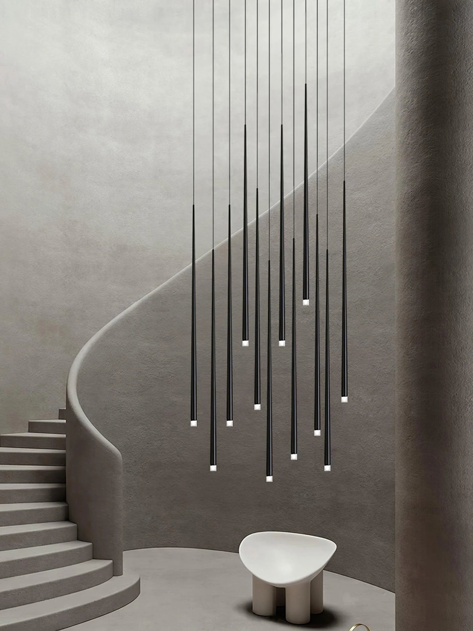 Slender Cone Pendant Light - Yiarolight