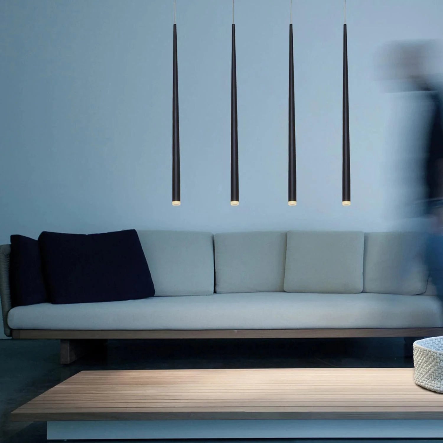 Slender Cone Pendant Light - Yiarolight