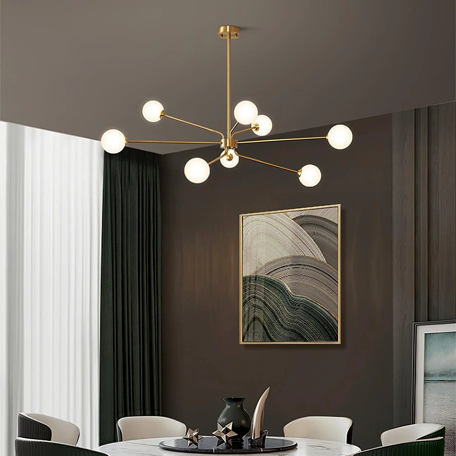 Solaire Arm Chandelier - Yiarolight