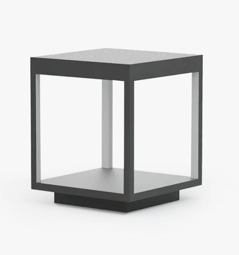Square Frame Fence Post Garden Light - Auraolight