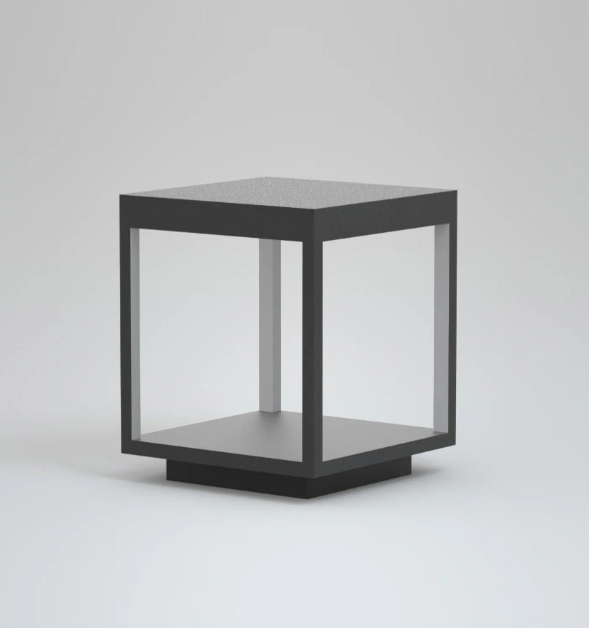 Square Frame Fence Post Garden Light - Auraolight