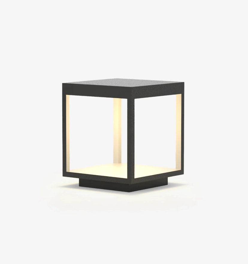 Square Frame Fence Post Garden Light - Auraolight