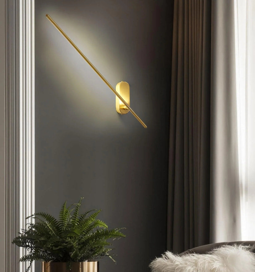 Stick Shaped Metal Wall Lamp - Yiarolight