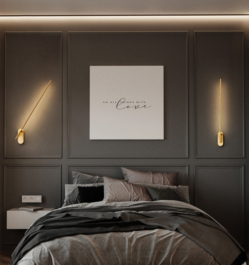 Stick Shaped Metal Wall Lamp - Yiarolight