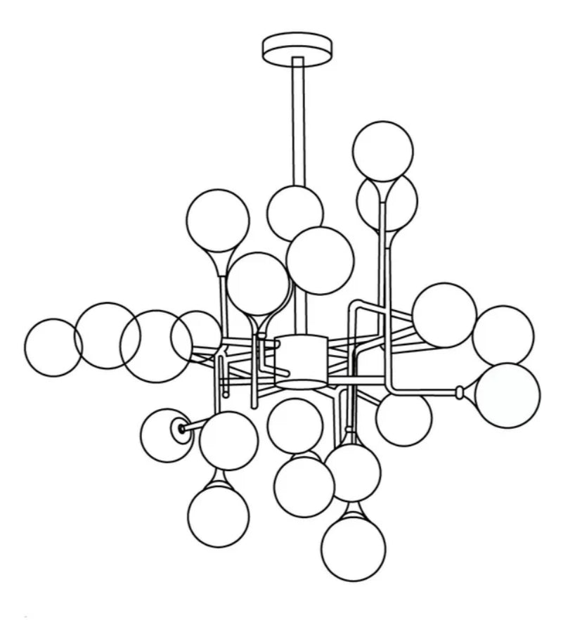 Stilnovo Chandelier - Yiarolight