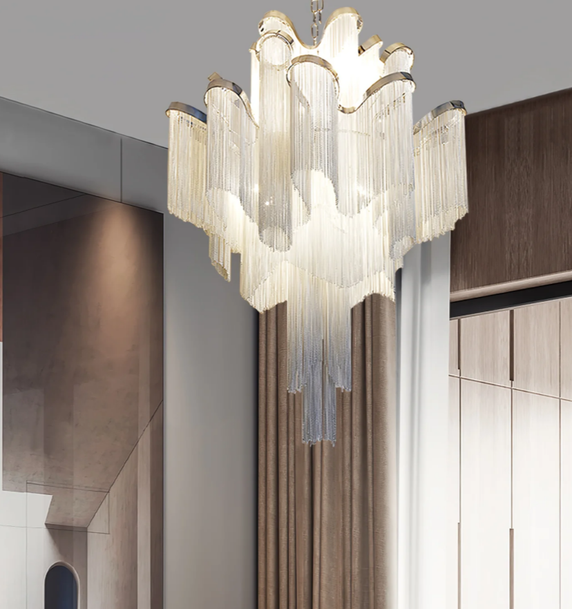 Stream Chain Chandelier - Yiarolight