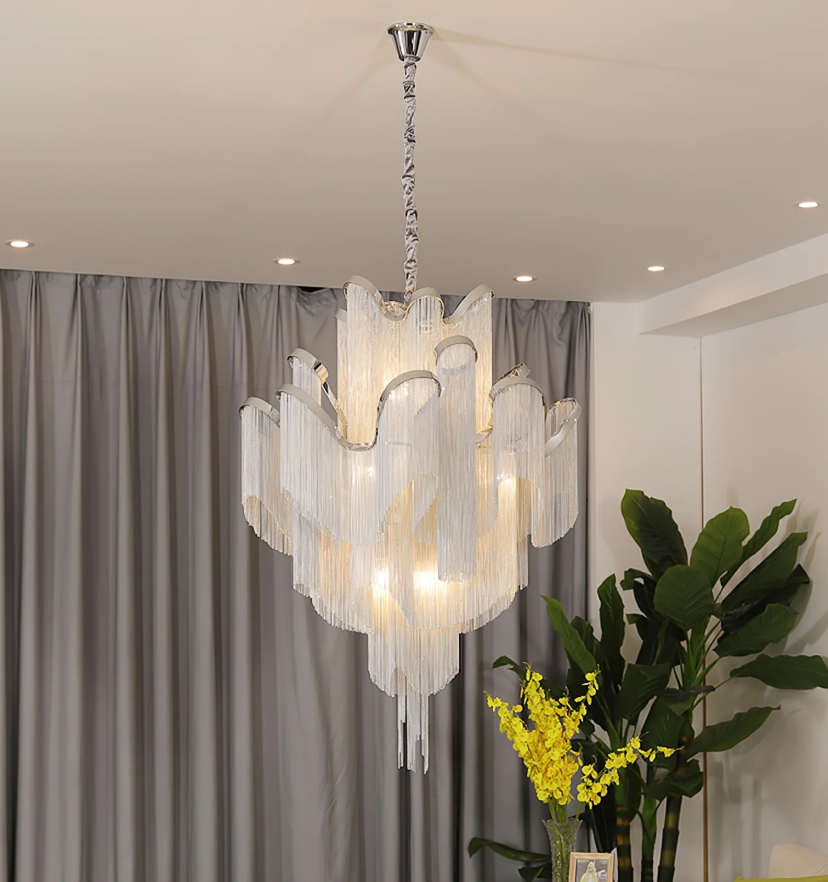 Stream Chain Chandelier - Yiarolight