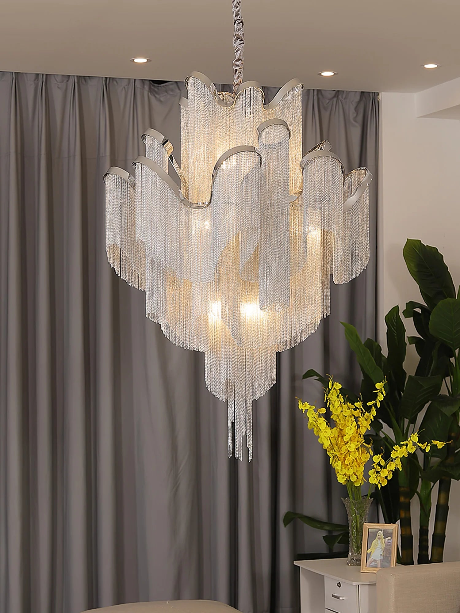 Stream Chain Chandelier - Yiarolight