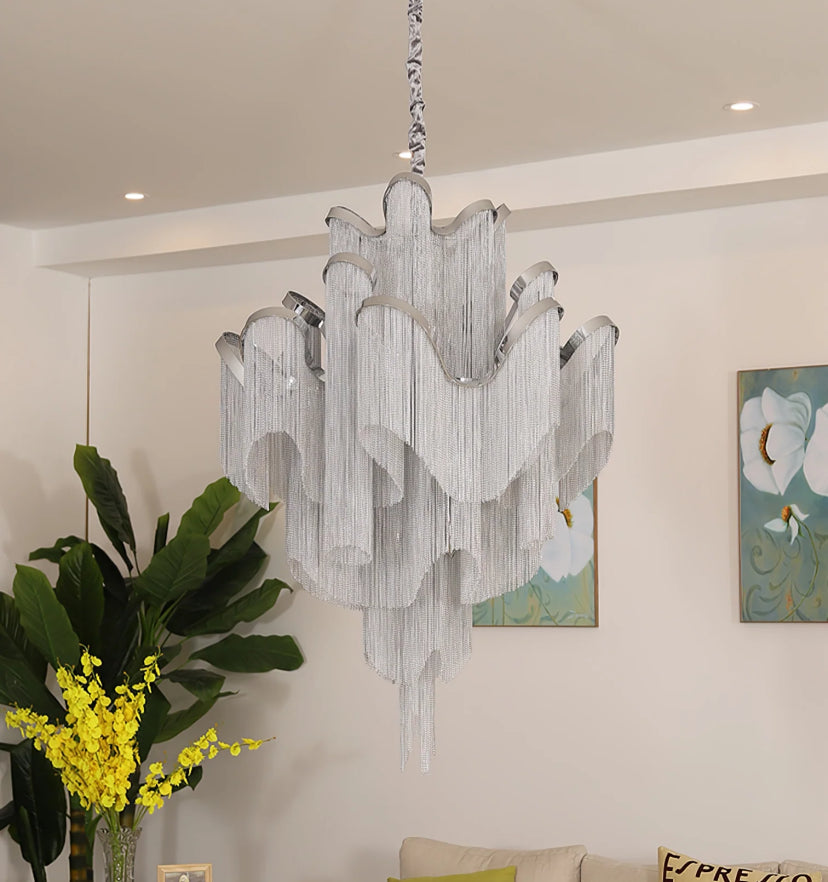 Stream Chain Chandelier - Yiarolight