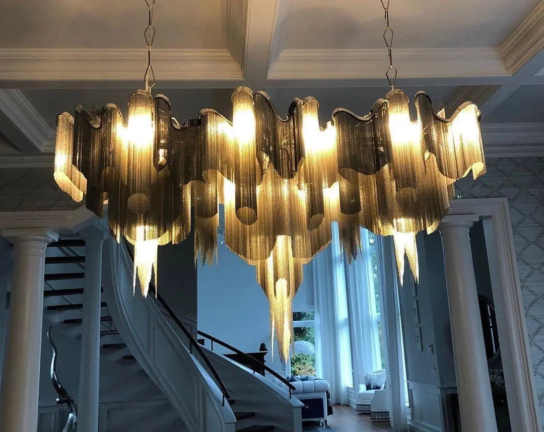 Stream Chain Chandelier - Yiarolight