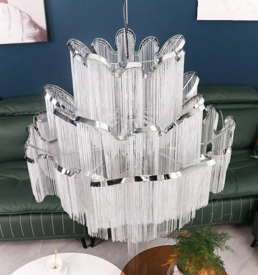 Stream Chain Chandelier - Yiarolight