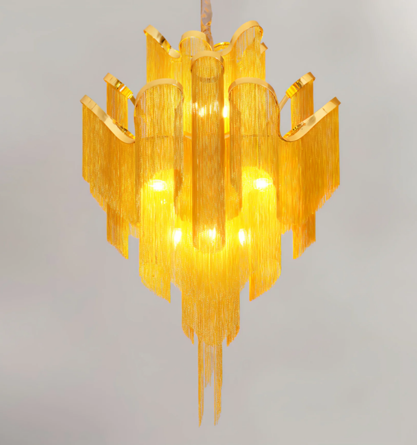 Stream Chain Chandelier - Yiarolight