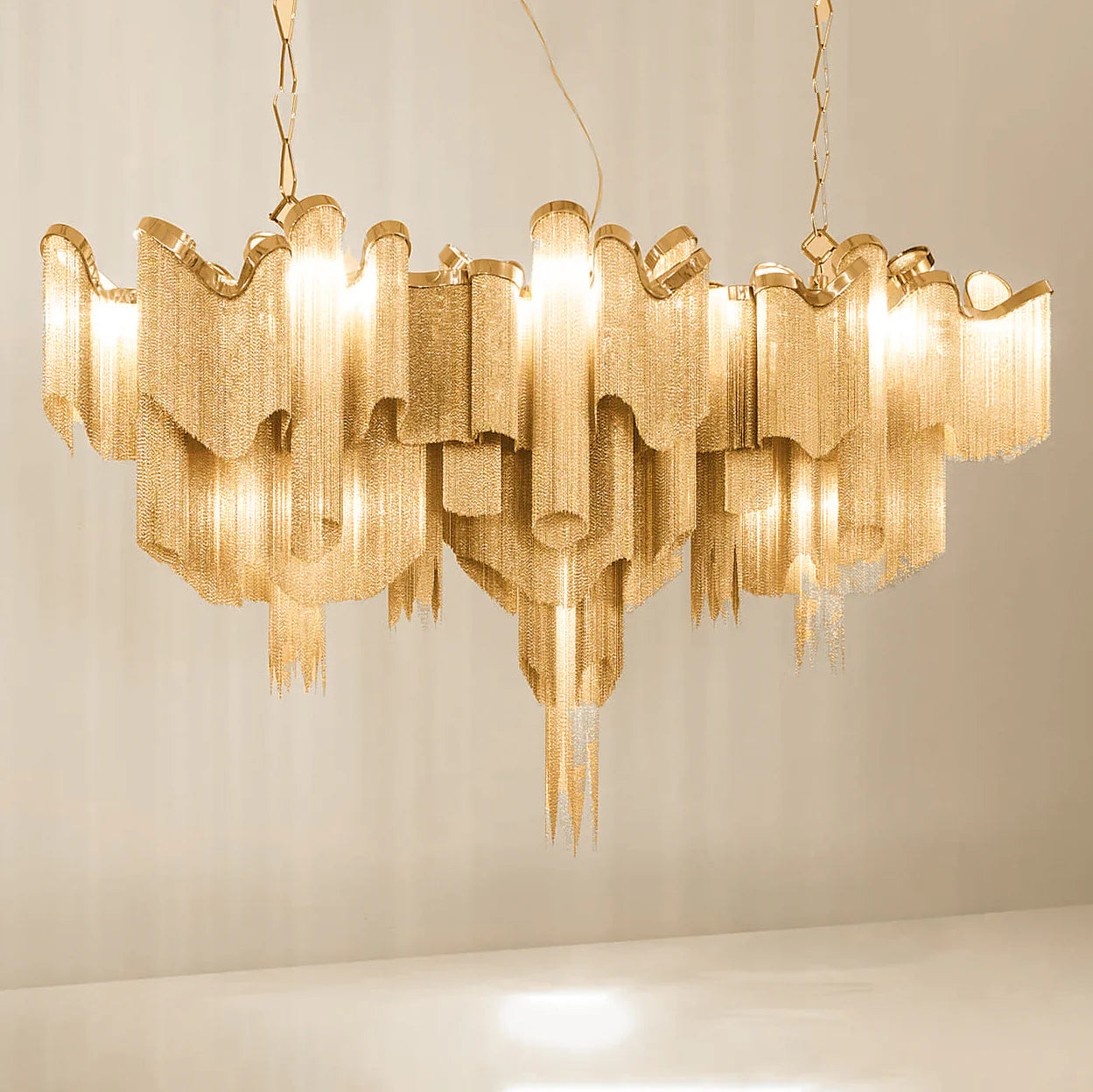 Stream Chain Chandelier - Yiarolight