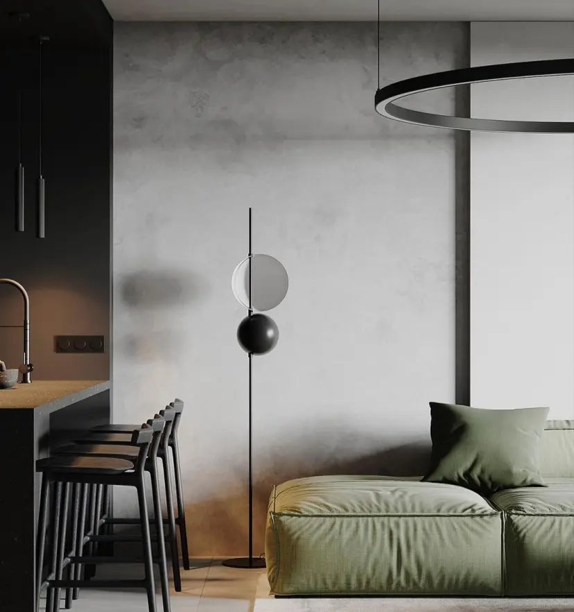 Semi-Globe Floor Lamp - Yiarolight