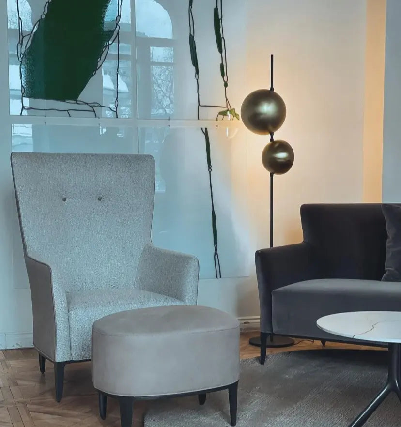 Semi-Globe Floor Lamp - Yiarolight