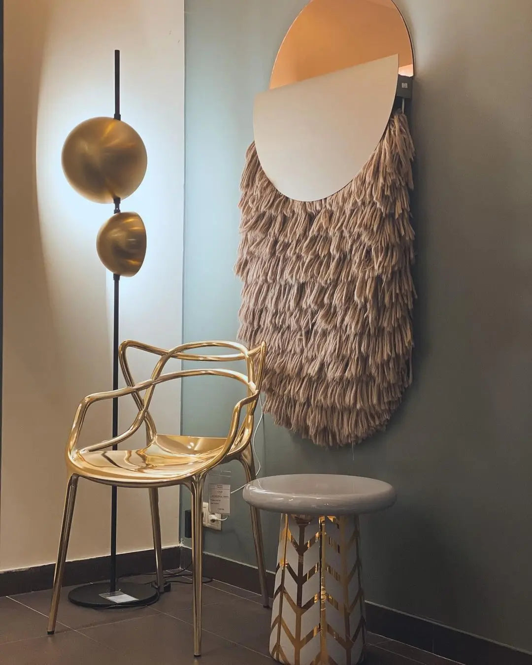 Semi-Globe Floor Lamp - Yiarolight