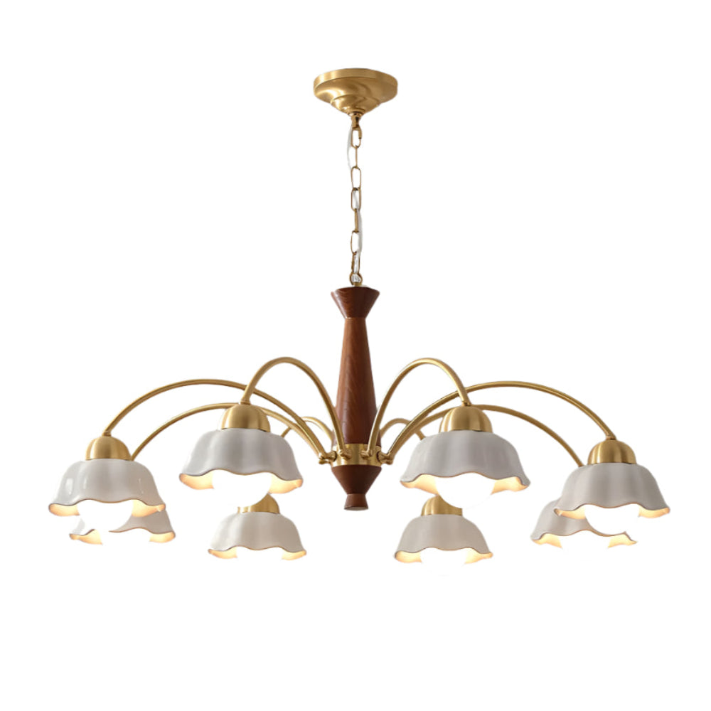 Swedish Modern Gold Chandelier - Yiarolight