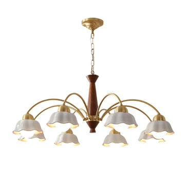 Swedish Modern Gold Chandelier - Yiarolight