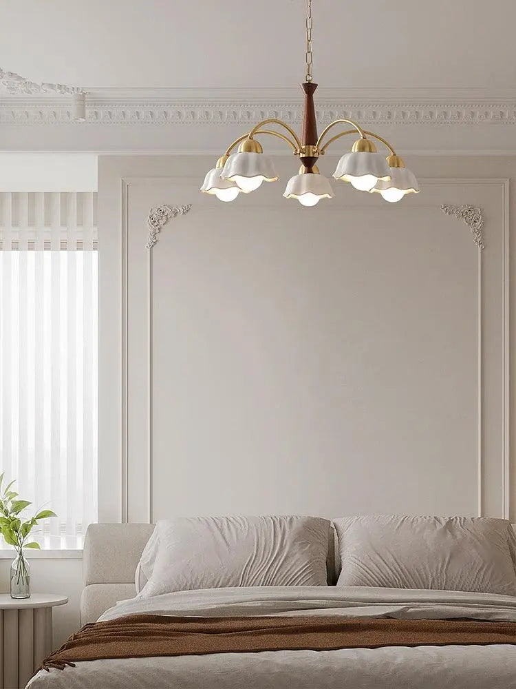 Swedish Modern Gold Chandelier - Yiarolight