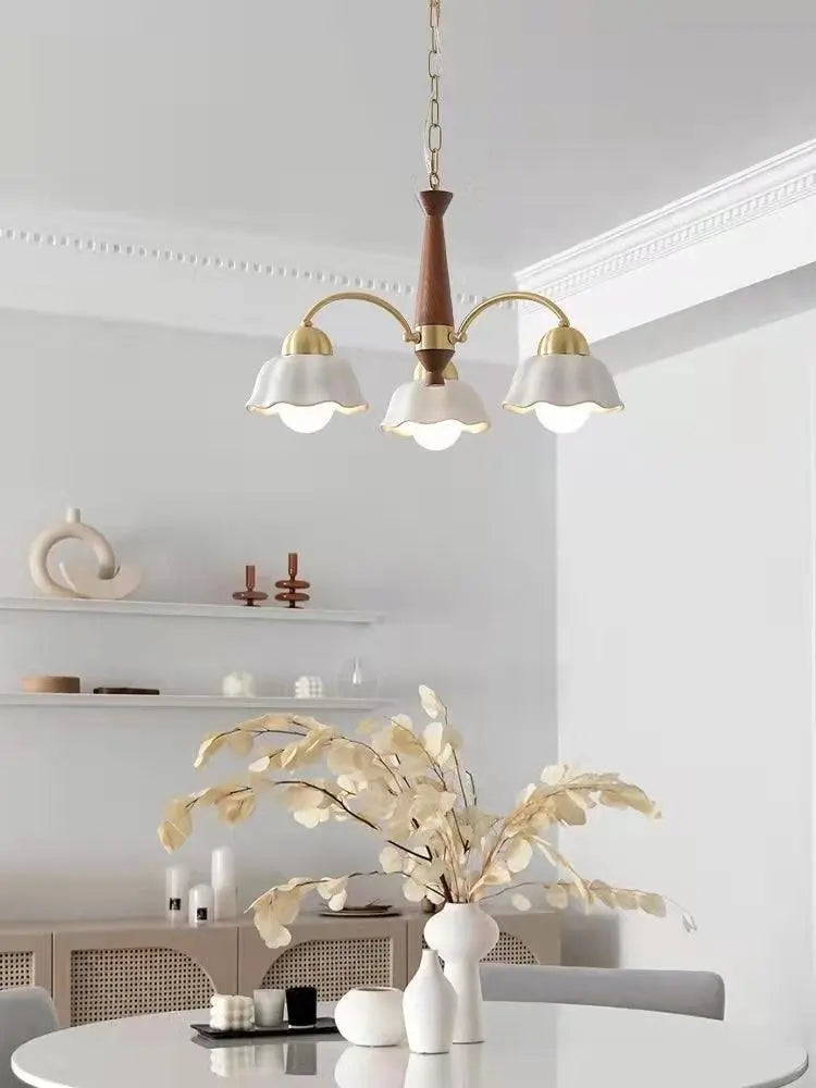 Swedish Modern Gold Chandelier - Yiarolight