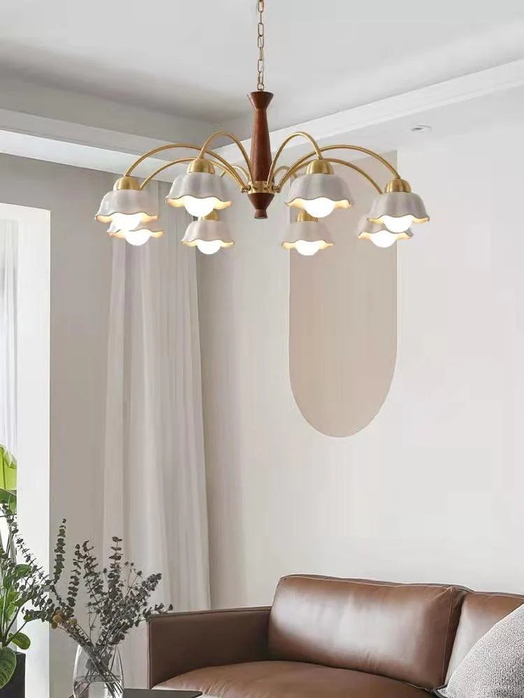 Swedish Modern Gold Chandelier - Yiarolight