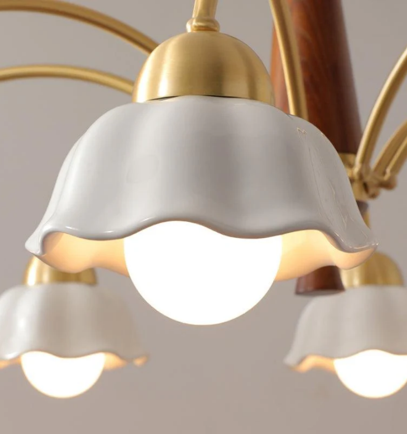 Swedish Modern Gold Chandelier - Yiarolight