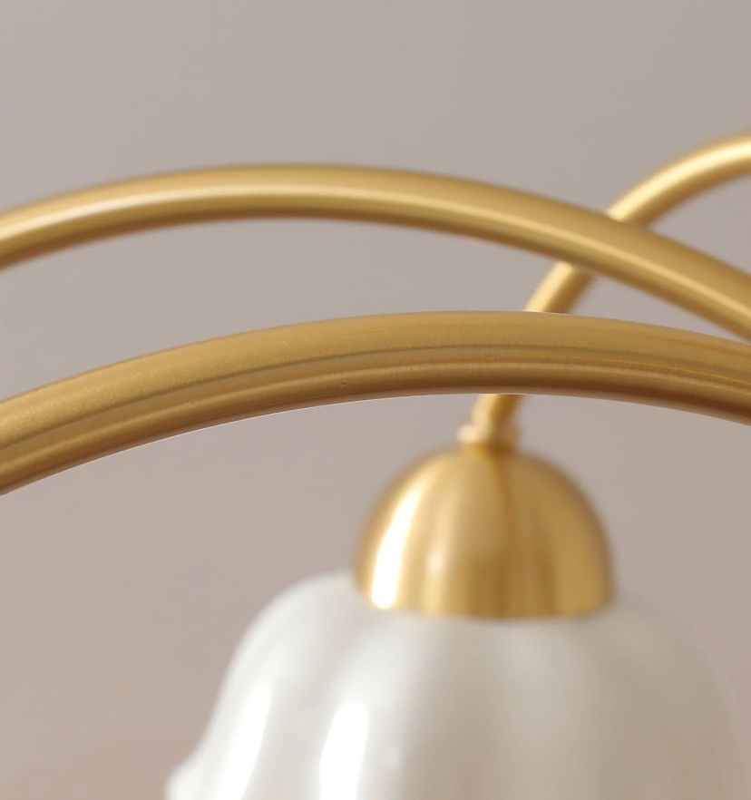 Swedish Modern Gold Chandelier - Yiarolight