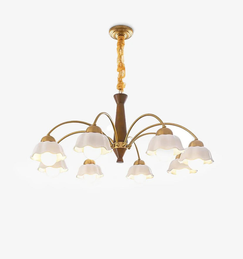 Swedish Modern Gold Chandelier - Yiarolight
