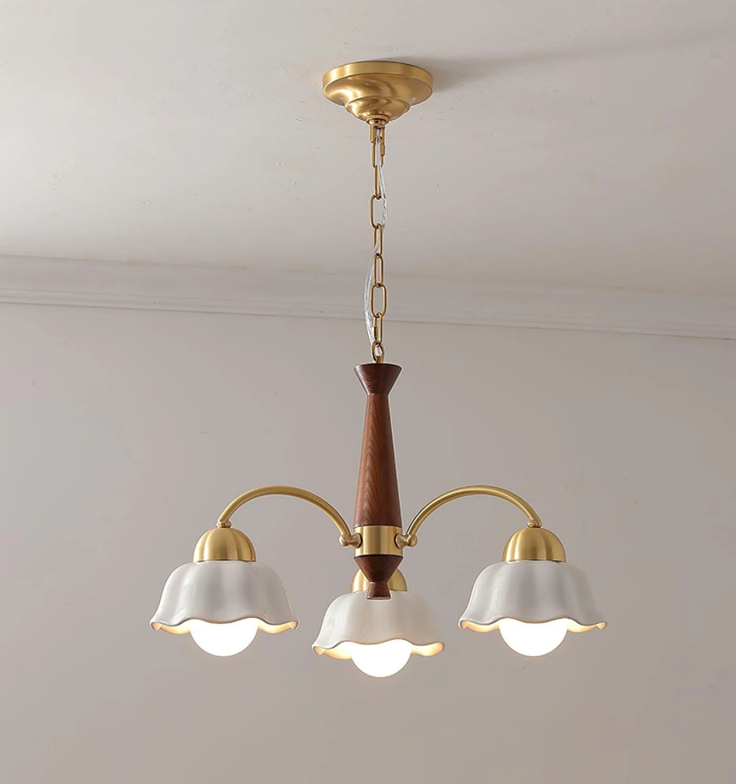 Swedish Modern Gold Chandelier - Yiarolight