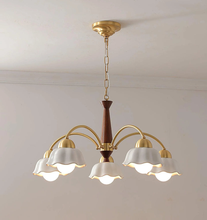 Swedish Modern Gold Chandelier - Yiarolight