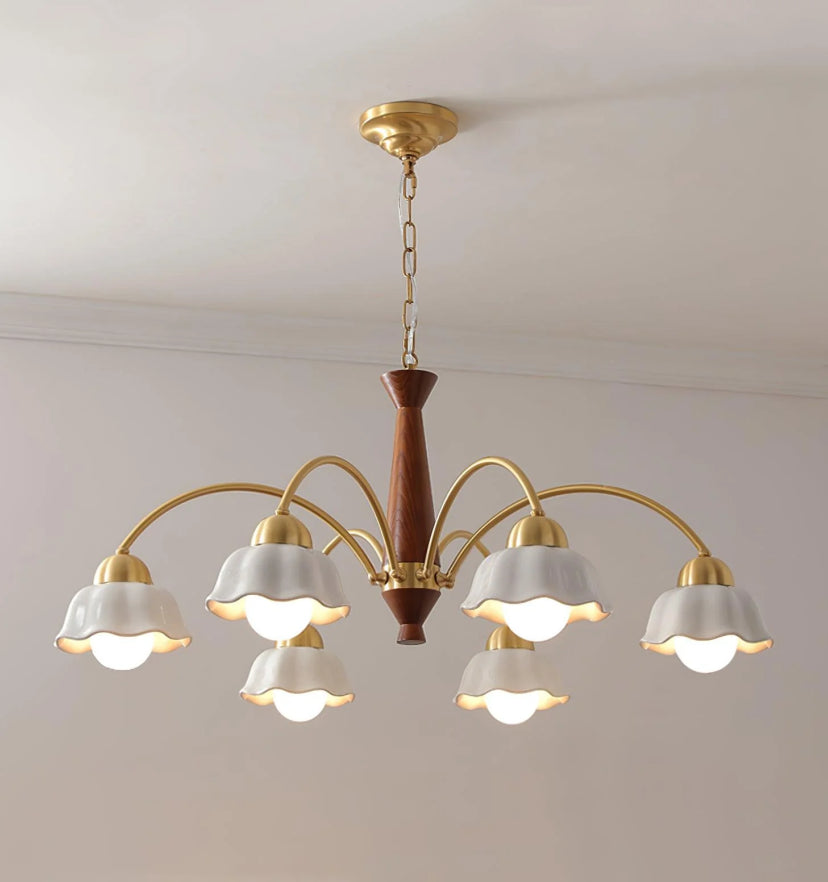 Swedish Modern Gold Chandelier - Yiarolight