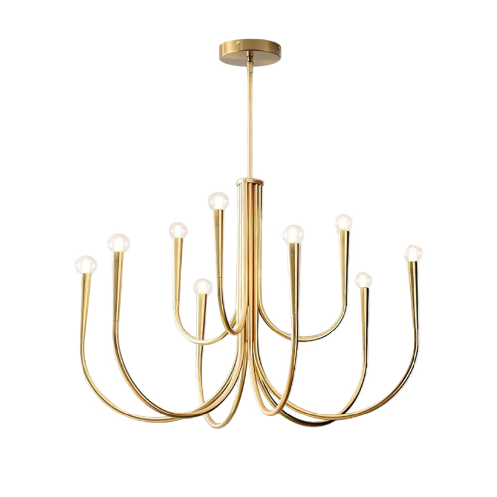 Swoop Arm Chandelier - Yiarolight