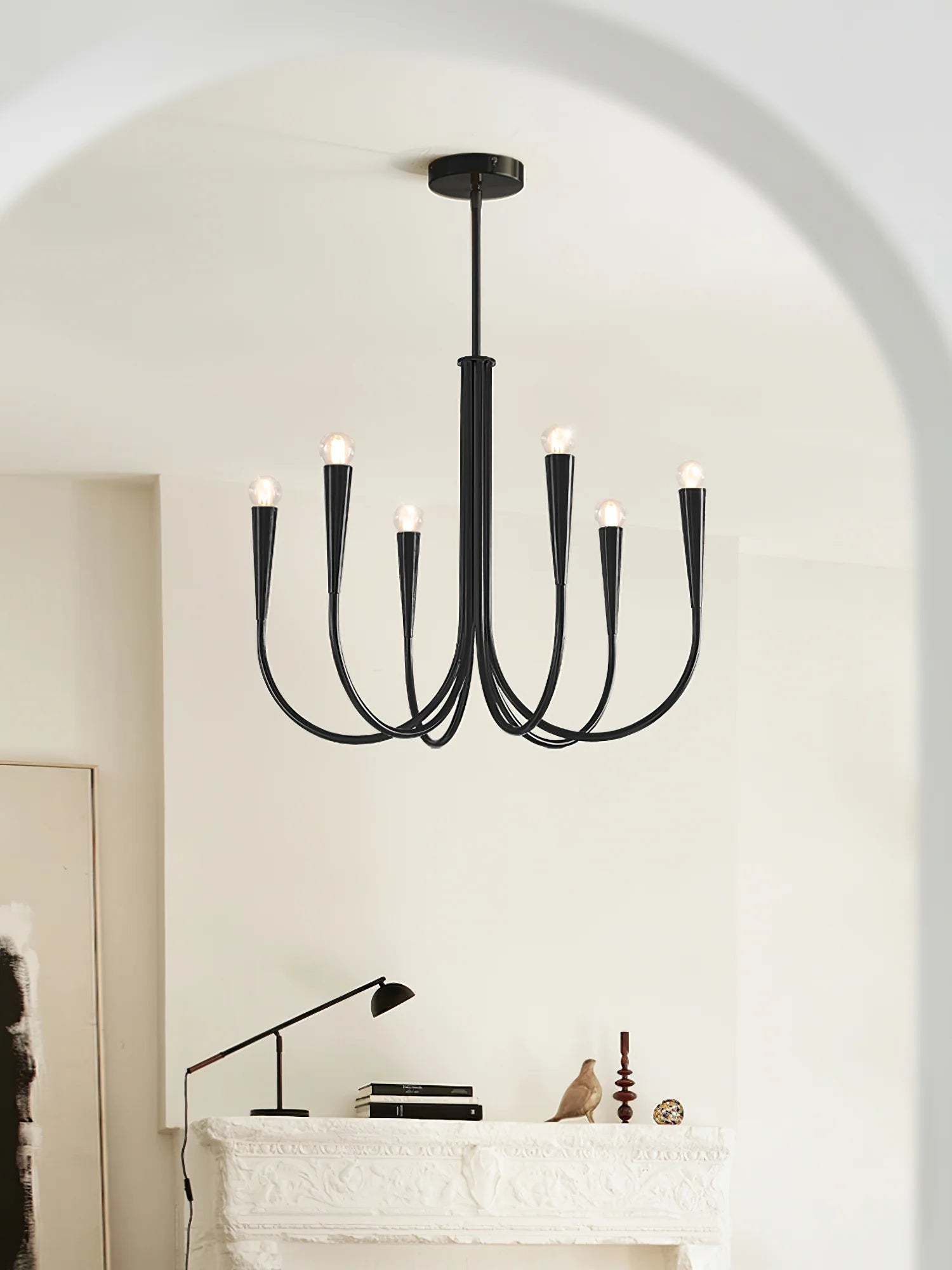 Swoop Arm Chandelier - Yiarolight