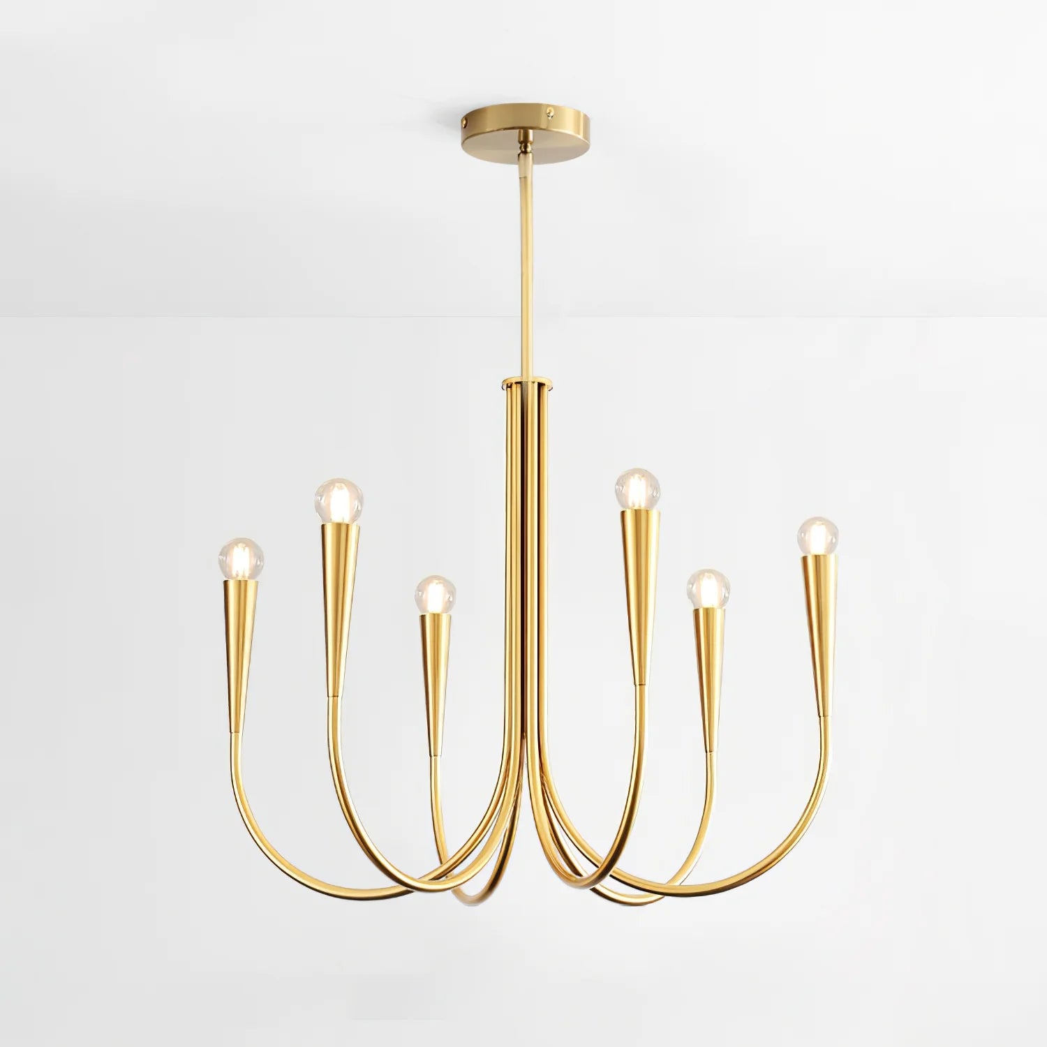 Swoop Arm Chandelier - Yiarolight