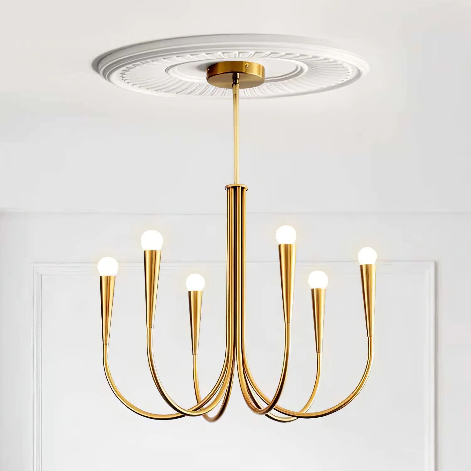 Swoop Arm Chandelier - Yiarolight
