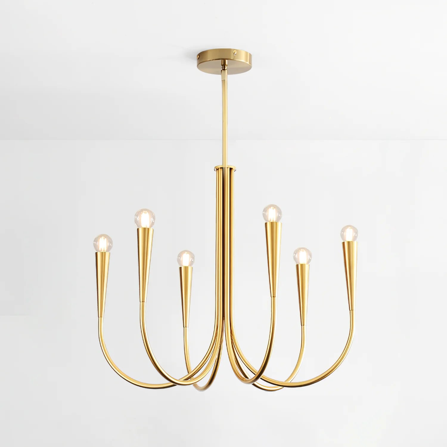 Swoop Arm Chandelier - Yiarolight