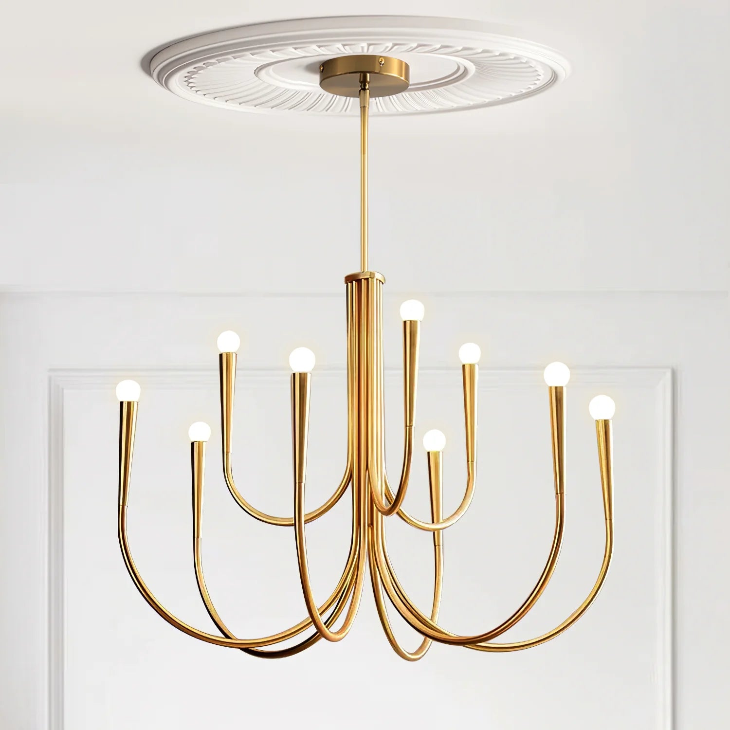 Swoop Arm Chandelier - Yiarolight