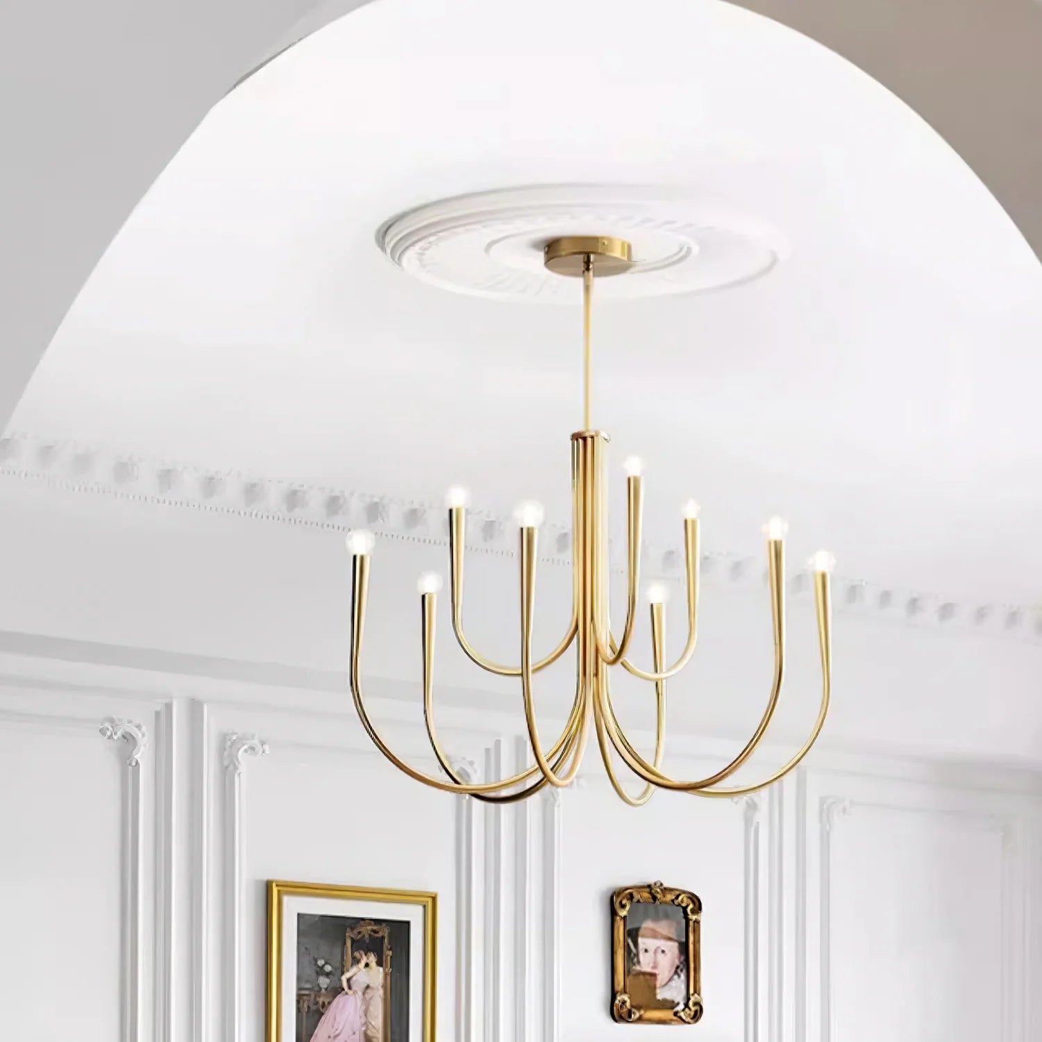 Swoop Arm Chandelier - Yiarolight